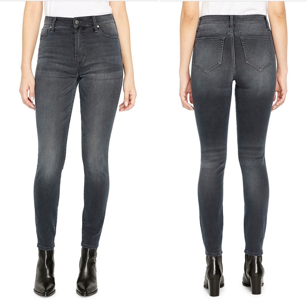 Black High Rise Skinny Jeans